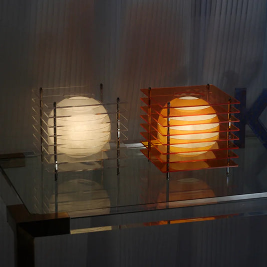 Bauhaus cube table lamp