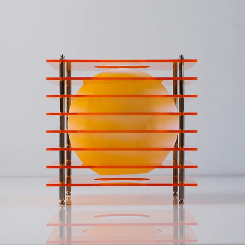 Bauhaus cube table lamp