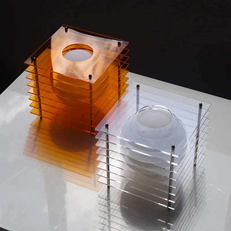 Bauhaus cube table lamp