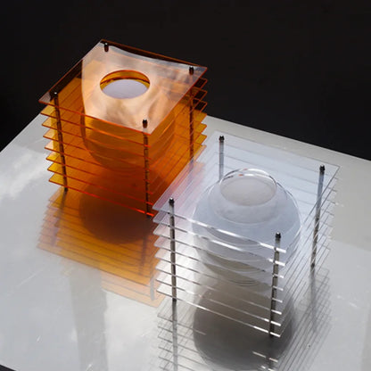 Bauhaus cube table lamp