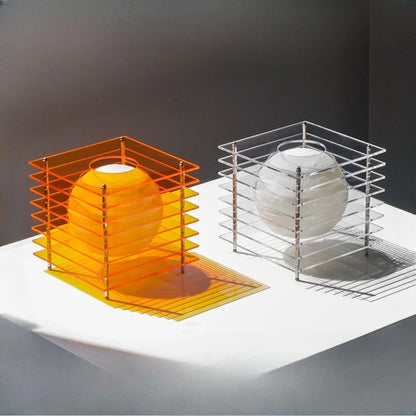 Bauhaus cube table lamp