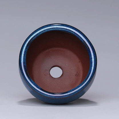 Blue Ceramic Garden Planter Pot